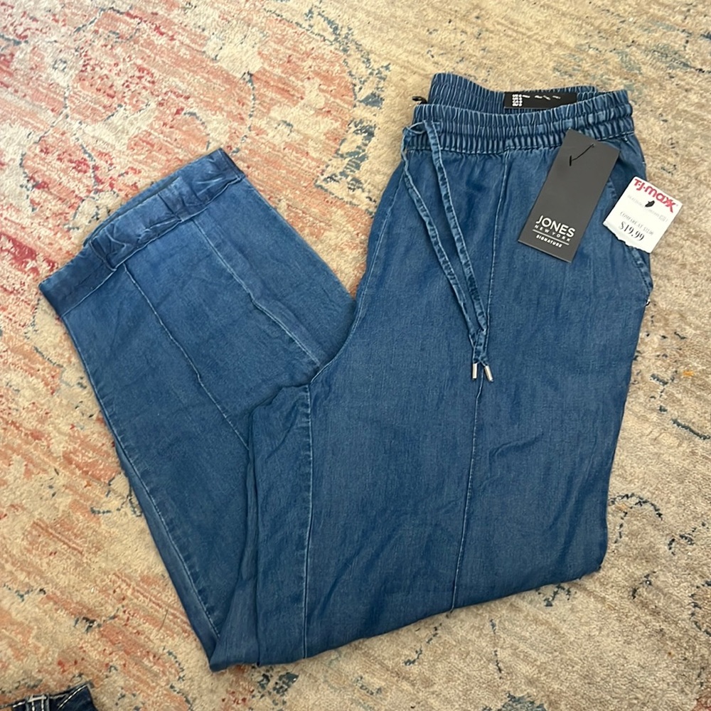 Denim joggers small